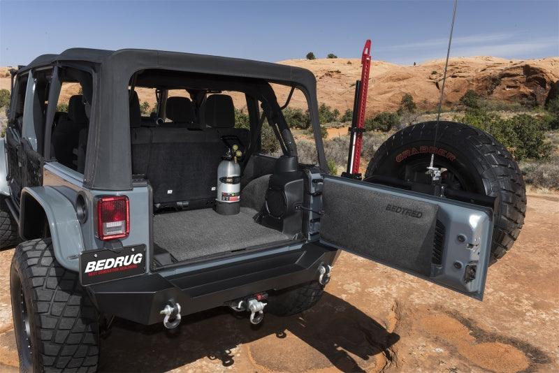 BedRug 07-10 Jeep JK Unlimited 4Dr Rear 5pc BedTred Cargo Kit (Incl Tailgate & Tub Liner) - Corvette Realm