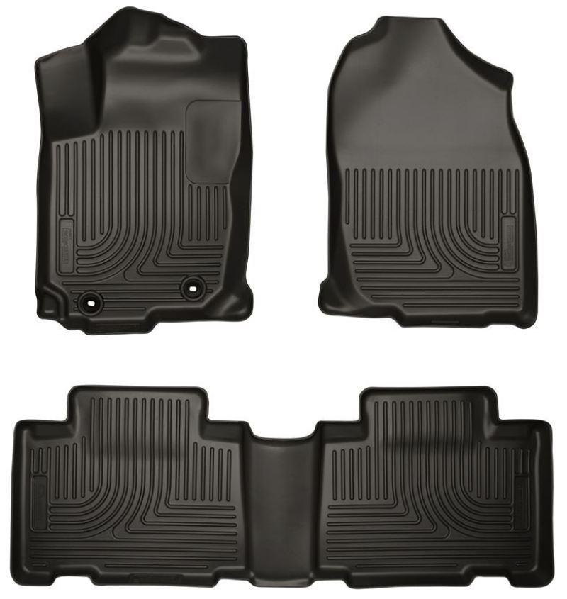 Husky Liners 15 Toyota Corolla Weatherbeater Black Front & 2nd Seat Floor Liners - Corvette Realm