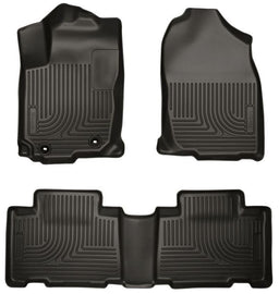 Husky Liners 15 Toyota Corolla Weatherbeater Black Front & 2nd Seat Floor Liners - Corvette Realm
