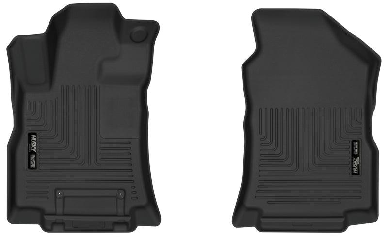 Husky Liners 19-23 Subaru Ascent X-Act Contour Black Front Seat Floor Liners - Corvette Realm