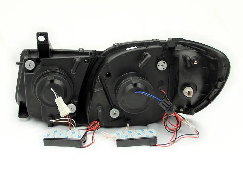 ANZO 1998-2007 Lexus Lx470 Projector Headlights w/ Halo Black (CCFL) - Corvette Realm