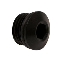 Load image into Gallery viewer, DeatschWerks 6AN ORB Male Plug Low Profile Internal Allen/Hex (Incl O-Ring) - Anodized Matte Black - Corvette Realm