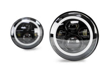 Load image into Gallery viewer, DV8 Offroad 07-18 Jeep Wrangler JK LED Projector Headlights w/ Angel Eyes - Corvette Realm
