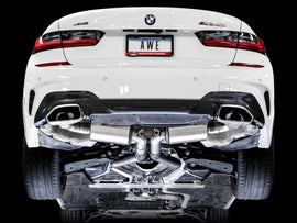 AWE Tuning 2019+ BMW M340i (G20) Resonated Touring Edition Exhaust (Use OE Tips) - Corvette Realm