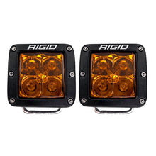 Load image into Gallery viewer, Rigid Industries D-Series Spot w/ Amber PRO Lens (Pair) - Corvette Realm