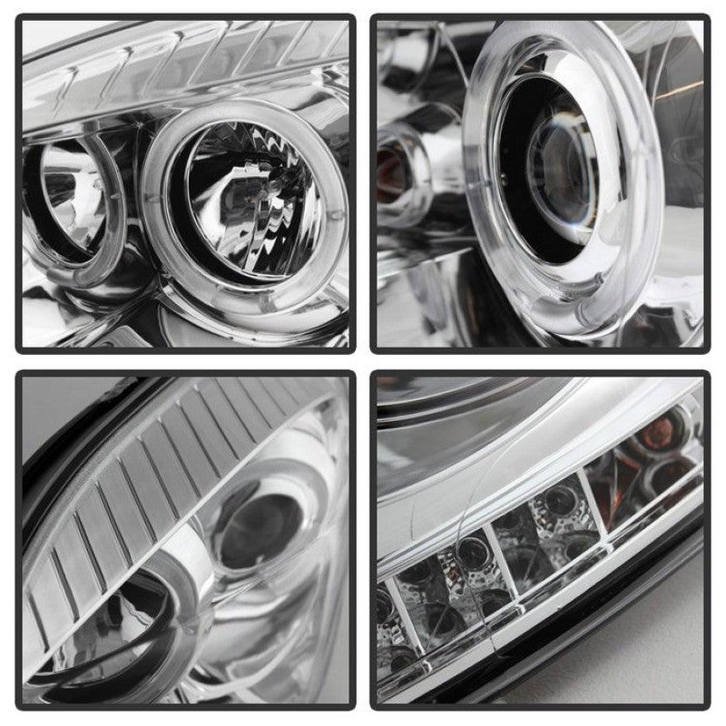 Spyder Dodge Ram 1500 06-08/Ram 2500 06-09 Projector Headlights LED Halo LED Chrm PRO-YD-DR06-HL-C - Corvette Realm