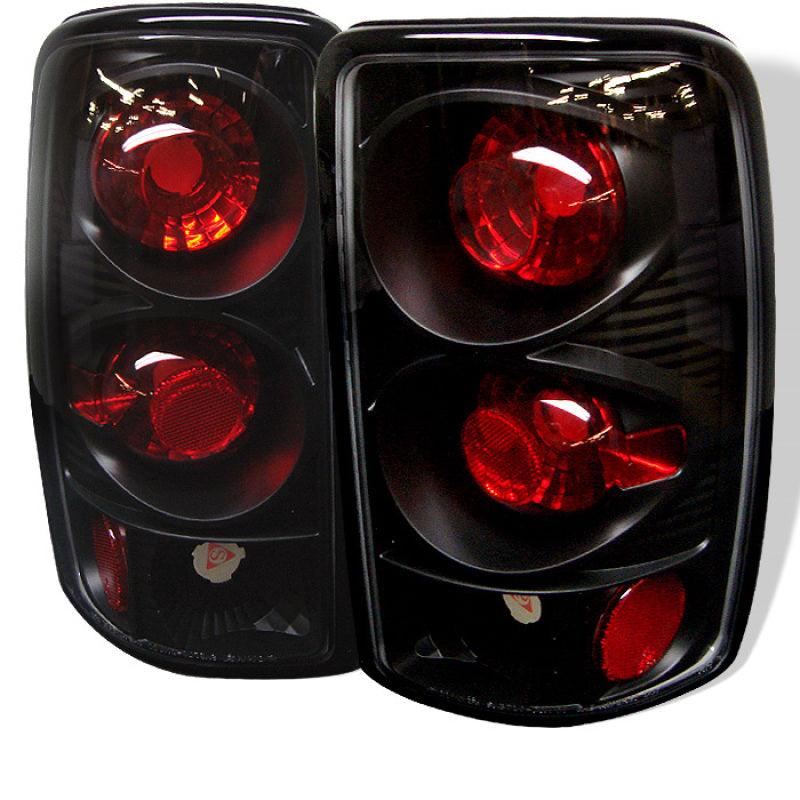 Spyder Chevy Suburban/Tahoe 1500/2500 00-06 Euro Style Tail Lights Black ALT-YD-CD00-BK - Corvette Realm