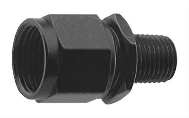 Fragola -6AN Female Swivel To 3/8 NPT - Black - Corvette Realm