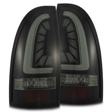 Load image into Gallery viewer, AlphaRex 05-15 Toyota Tacoma PRO-Series LED Tail Lights Jet Black - Corvette Realm