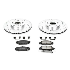 Power Stop 02-06 Acura RSX Front Z23 Evolution Sport Brake Kit - Corvette Realm