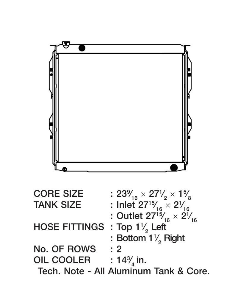 CSF 99-06 Toyota Tundra Radiator - Corvette Realm