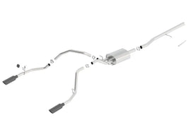 Borla 14-19 Silverado / Sierra Cat-Back Exhaust ATAK 1500 5.3L V8 AT/MT 2&4WD Ext Cab (78.7) WB - Black Chrome