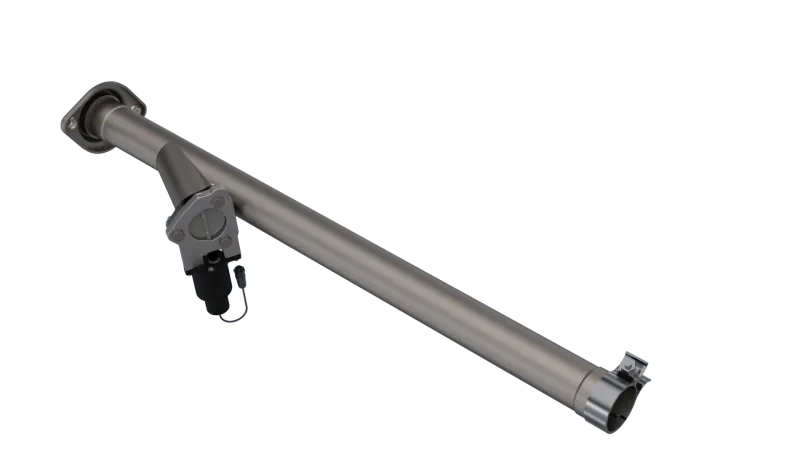 QTP 15-18 Ford F-150 CC/EC Standard Bed 2.5in 304SS Aggressor Cutout Mid Pipe