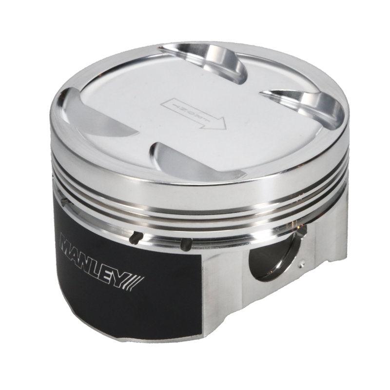 Manley 03-06 Evo 8/9 (7 Bolt 4G63T) 85.5mm +0.5mm Over Bore 8.5:1 Dish Pistons w/ Rings - Corvette Realm