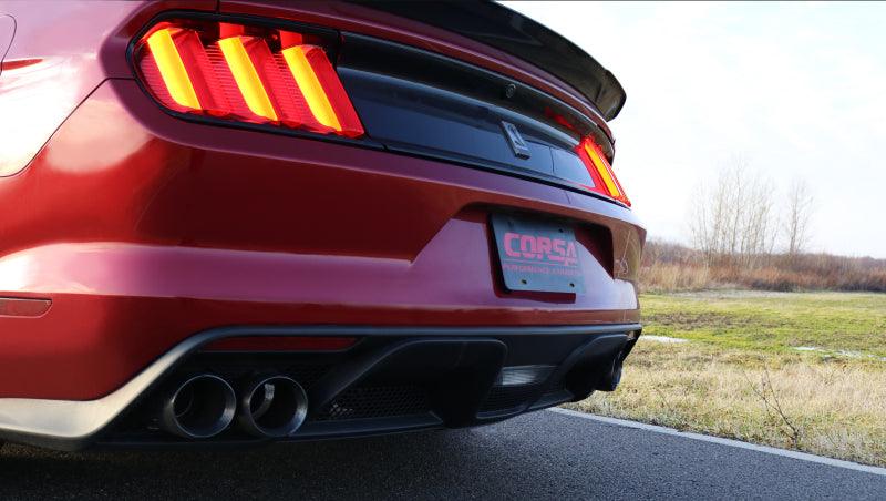 Corsa 2016+ Ford Mustang GT350 3in Double X Pipe Exhaust - Corvette Realm