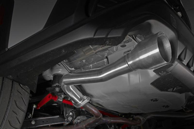 Perrin 22-23 Subaru WRX Dual Single Tip 304SS Axle Back Exhaust - Corvette Realm