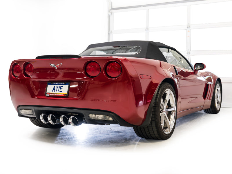 AWE Tuning 09-13 Chevrolet Corvette 6.2L Touring Edition Axle-back Exhaust w/ Chrome Silver Tips