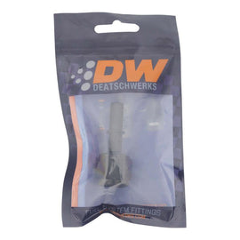 DeatschWerks 8AN Female Flare Swivel to 3/8in Male EFI Quick Disconnect - Anodized Matte Black - Corvette Realm