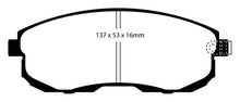 Load image into Gallery viewer, EBC 02-03 Infiniti G20 2.0 Redstuff Front Brake Pads - Corvette Realm