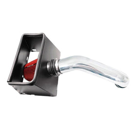 Spectre 09-18 Dodge RAM 1500/2500 V8-5.7L F/I Air Intake Kit - Polished w/Red Filter - Corvette Realm