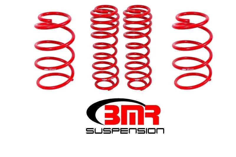 BMR 07-14 Shelby GT500 Drag Lowering Springs (Set Of 4) - Red - Corvette Realm