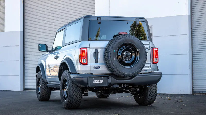 Borla 21-25 Ford Bronco 2.7L 2DR/4DR T-304 Stainless Steel Cat-Back S-Type Exhaust - Brushed