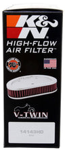 Load image into Gallery viewer, K&amp;N Textured Black Replacement Air FIlter 2015 Harley Davidson XG500 Street