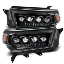 Load image into Gallery viewer, AlphaRex 10-13 Toyota 4Runner NOVA LED Proj Headlights Plank Style Alpha Black w/Seq Signal/DRL - Corvette Realm