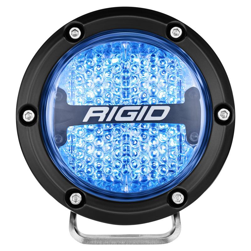 Rigid Industries 360-Series 4in LED Off-Road Diffused Beam - RGBW Backlight (Pair) - Corvette Realm