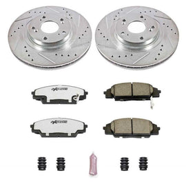 Power Stop 02-06 Acura RSX Front Z26 Street Warrior Brake Kit - Corvette Realm