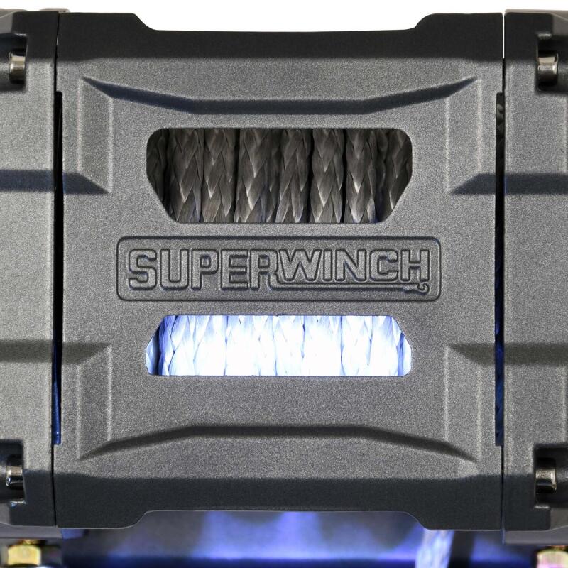 Superwinch 3500 LBS 12V DC 7/32in x 40ft Synthetic Rope Hawse Fairlead SP 35SR Winch