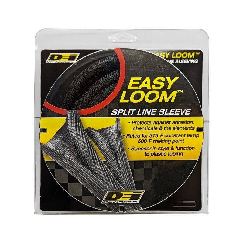 DEI Split Wire Sleeve Easy Loom 10mm-3/8in x 20 Black - Corvette Realm