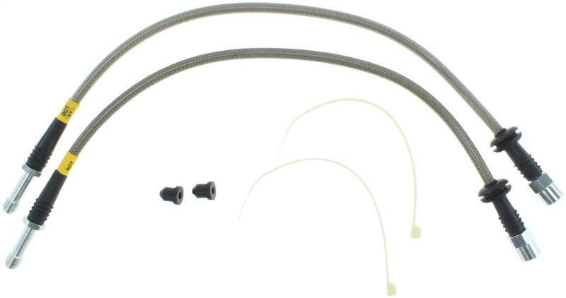 StopTech 94-98 VW Golf Front Stainless Steel Brake Line Kit - Corvette Realm