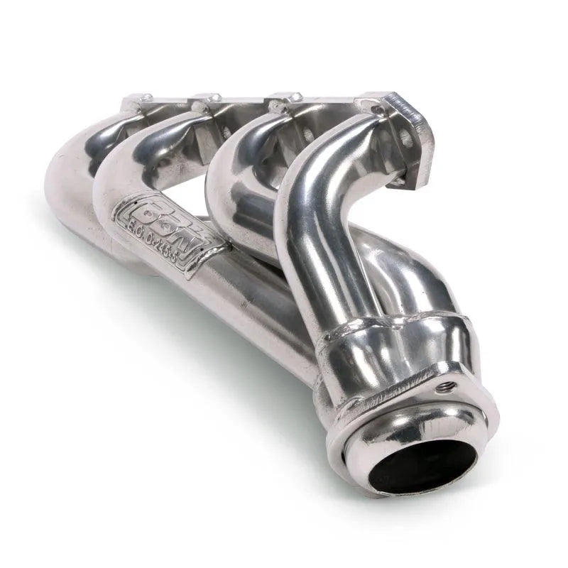 BBK 79-93 Mustang 5.0 Shorty Unequal Length Exhaust Headers - 1-5/8 Silver Ceramic - Corvette Realm