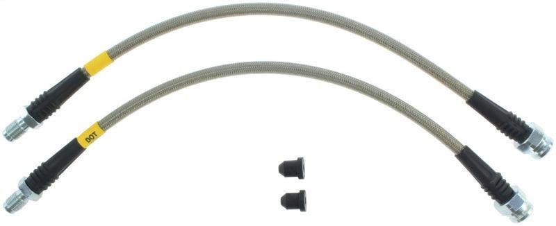 StopTech 00-04 Ferrari F360/04-05 F360 Stradale Rear Stainless Steel Brake Line Kit - Corvette Realm