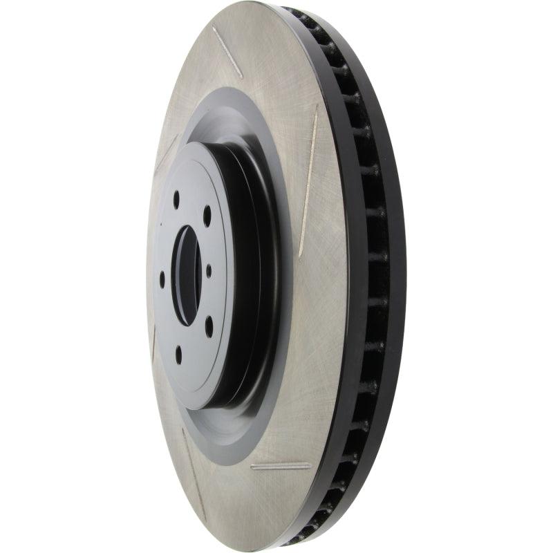 StopTech Power Slot Nissan 370z / Infiniti G37 SportStop Slotted Front Left Rotor - Corvette Realm