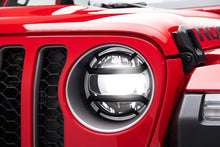 Load image into Gallery viewer, Rugged Ridge 18-20 Jeep Wrangler JL / 2020 Jeep Gladiator JT Black Elite Headlight Guards Black - Corvette Realm