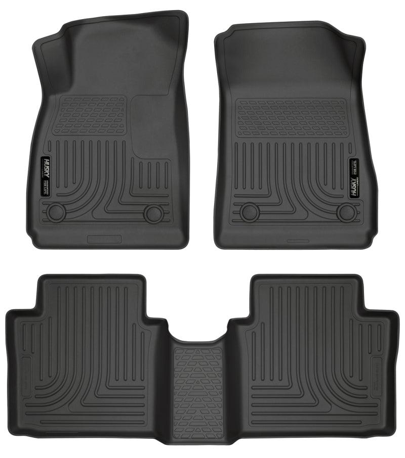 Husky Liners 14 Chevrolet Impala Weatherbeater Black Front & 2nd Seat Floor Liners - Corvette Realm