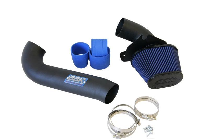 BBK 86-93 Mustang 5.0 Cold Air Intake Kit - Fenderwell Style - Blackout Finish - Corvette Realm