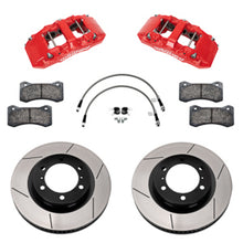 Load image into Gallery viewer, Wilwood 24-25 Toyota Tacoma Front Aero6-DM Big Brake Kit 13.38 In Rotor/w Lines - Red