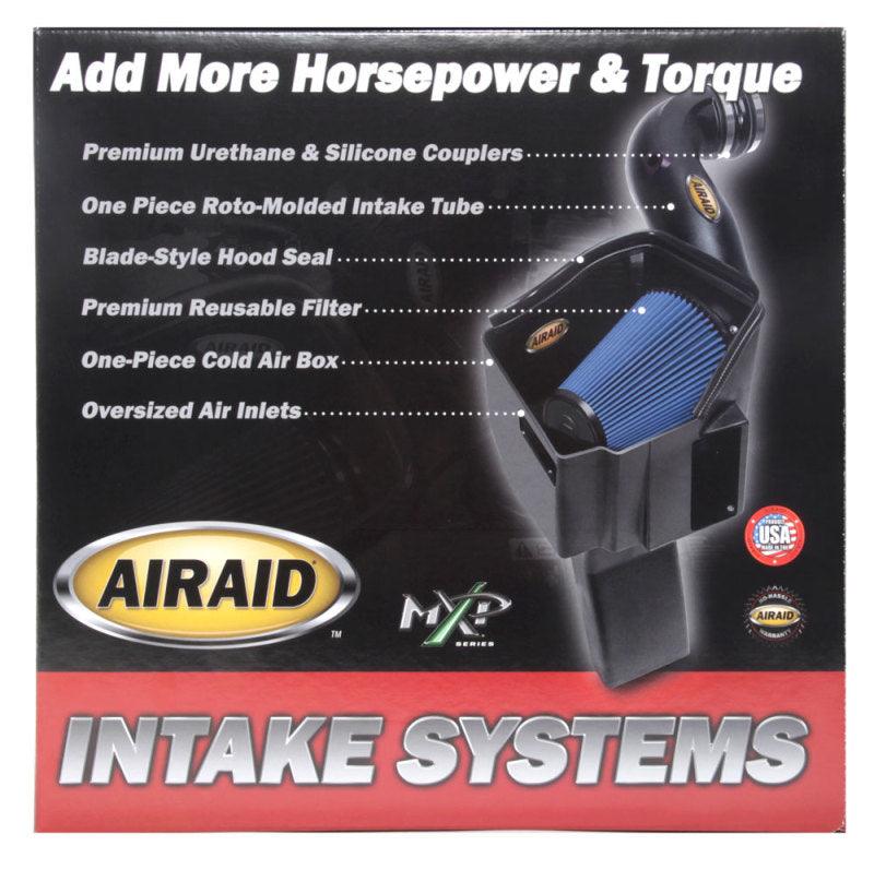 Airaid 11-14 Ford Mustang 3.7L V6 MXP Intake System w/ Tube (Dry / Red Media) - Corvette Realm
