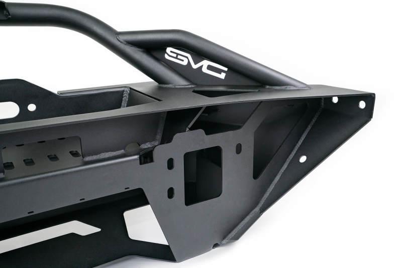 DV8 Offroad 2021+ Ford Bronco Modular Front Bumper Winch Capable w/ Auxiliary Light Mounts - Corvette Realm