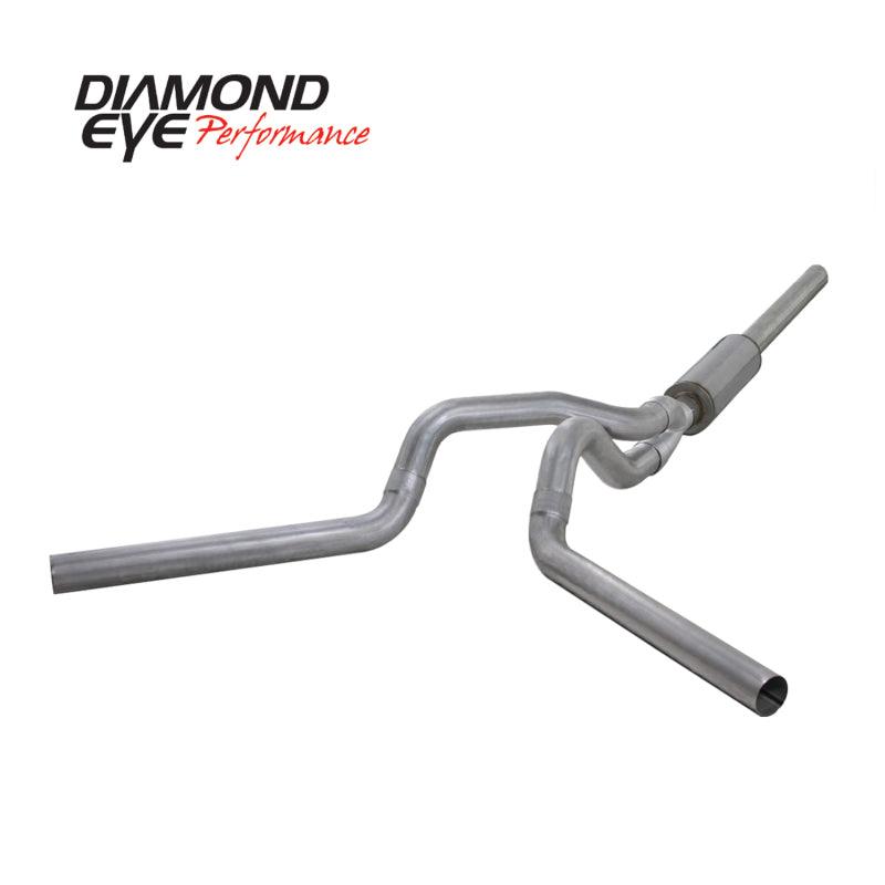 Diamond Eye KIT 4in CB MFLR RPLCMENT PIPE DUAL AL: 2004.5-2007.5 DODGE CUMMINS 600 - Corvette Realm