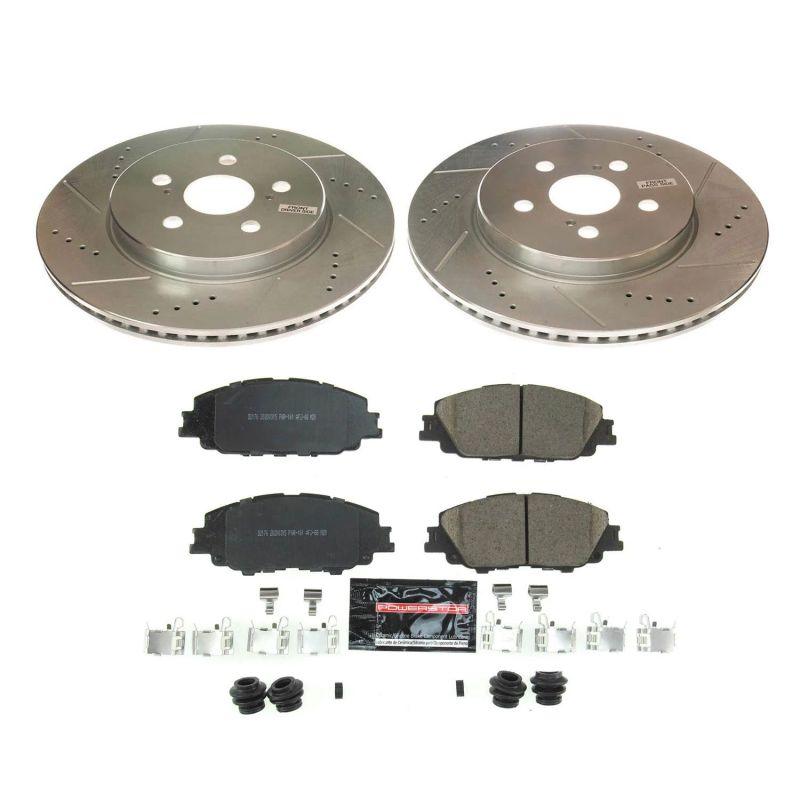 Power Stop 2019 Toyota Corolla Front Z23 Evolution Sport Brake Kit - Corvette Realm