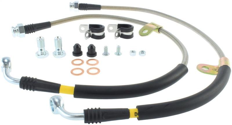 StopTech 97-05 Ford F-150 Stainless Steel Front Brake Lines - Corvette Realm
