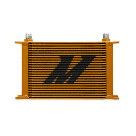 Mishimoto Universal 25-Row Oil Cooler - Gold - Corvette Realm