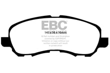 Load image into Gallery viewer, EBC 11-14 Chrysler 200 2.4 Yellowstuff Front Brake Pads - Corvette Realm