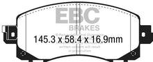 Load image into Gallery viewer, EBC 2018+ Subaru Crosstrek Redstuff Front Brake Pads - Corvette Realm