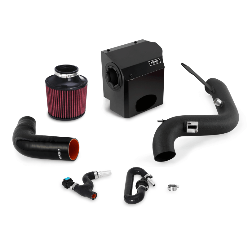 Mishimoto 2016 Ford Fiesta ST 1.6L Performance Air Intake Kit - Wrinkle Black - Corvette Realm