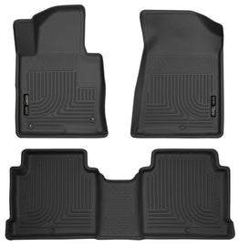 Husky Liners 2015 Hyundai Sonata Weatherbeater Black Front & 2nd Seat Floor Liners - Corvette Realm